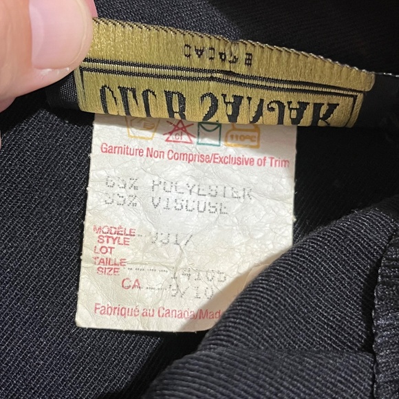 Vintage 90s Preppy Double Button Pleated / Flared Skirt - Picture 4 of 6